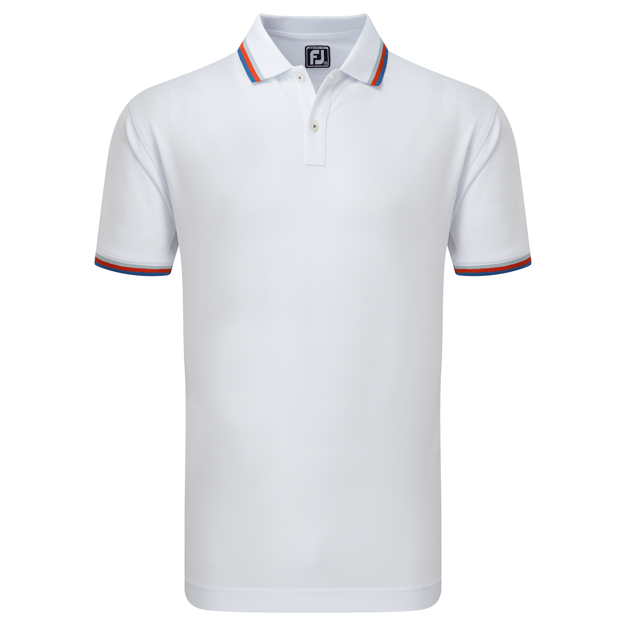 FootJoy Solid Golf Polo Shirt with Trim