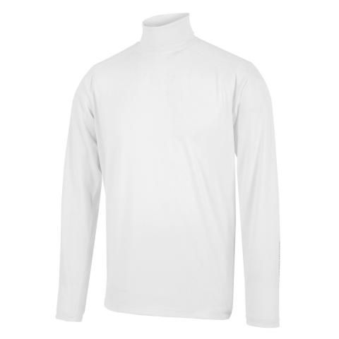Galvin Green Edwin Skintight Thermal Roll Neck White