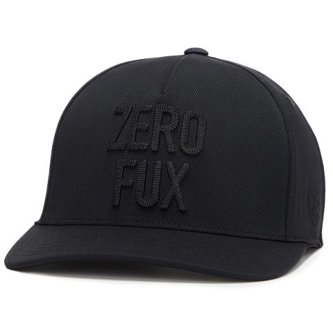 G/FORE Monochrome Zero Fux Stretch Twill Snapback Hat Onyx