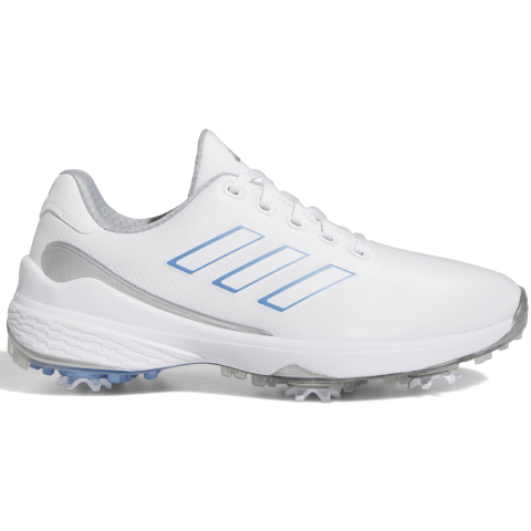 adidas ZG23 Ladies Golf Shoes White/Blue Fusion Metallic/Silver Metallic