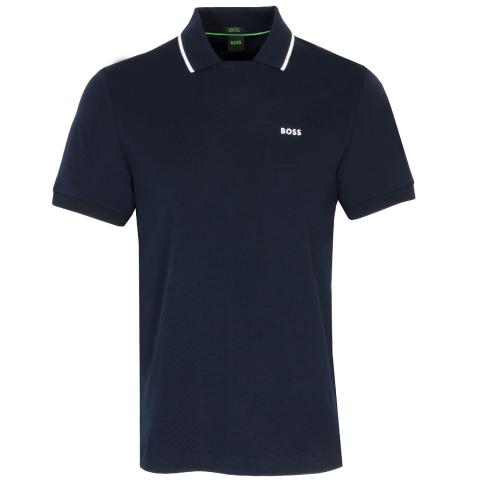 BOSS Palle Golf Polo Shirt Dark Blue