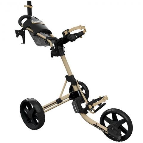 Clicgear 4.0 3-Wheel Push Golf Trolley Army Brown