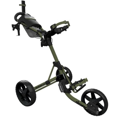 Clicgear 4.0 3-Wheel Push Golf Trolley Army Green