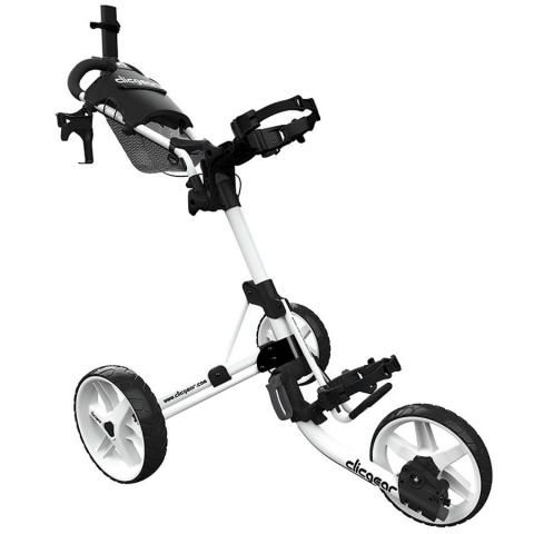 Clicgear 4.0 3-Wheel Push Golf Trolley White