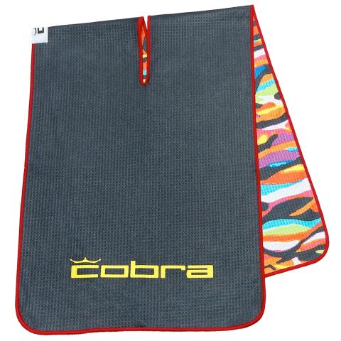 Cobra Crazy Snake Golf Towel Black/Multi