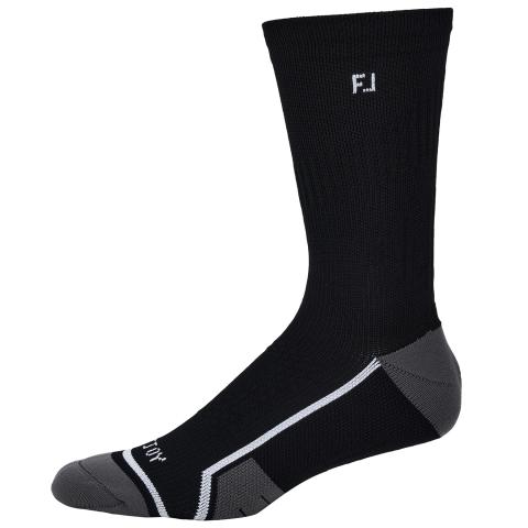 FootJoy TECH D.R.Y. Crew Golf Socks Black