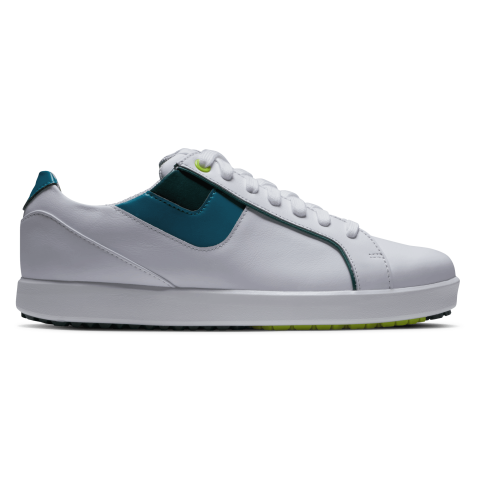 FootJoy Links Ladies Golf Shoes White/Green/Blue