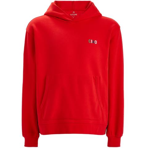 G/FORE Ryder Cup 23 Limited Edition Roma 23 Unisex Oversized French Terry Hoodie Rosso