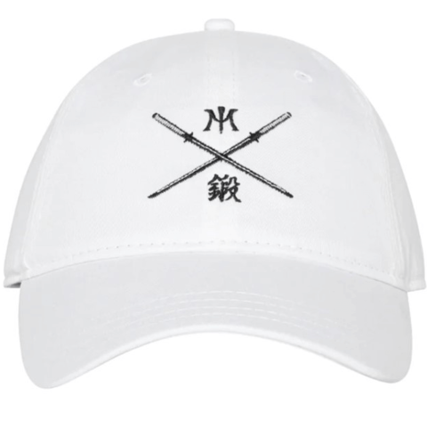 Miura Samurai Dad Baseball Cap White