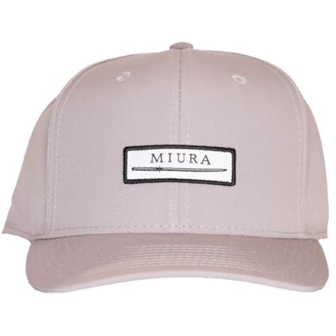 Miura Blade Patch High Crown Baseball Cap Grey