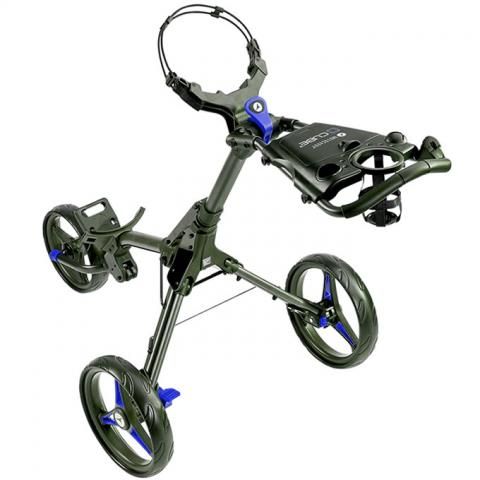 Motocaddy CUBE Push Golf Trolley Graphite/Blue