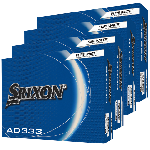 Srixon AD333 4 for 3 Golf Balls Pure White / 4 Dozen