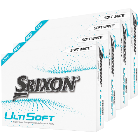 Srixon UltiSoft 4 for 3 Golf Balls Soft White / 4 Dozen