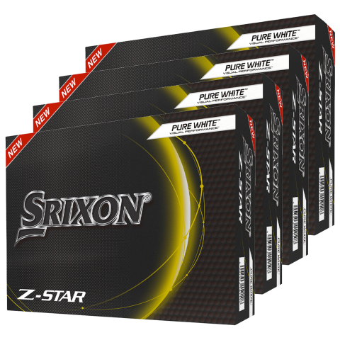 Srixon Z-STAR 4 for 3 Golf Balls Pure White / 4 Dozen
