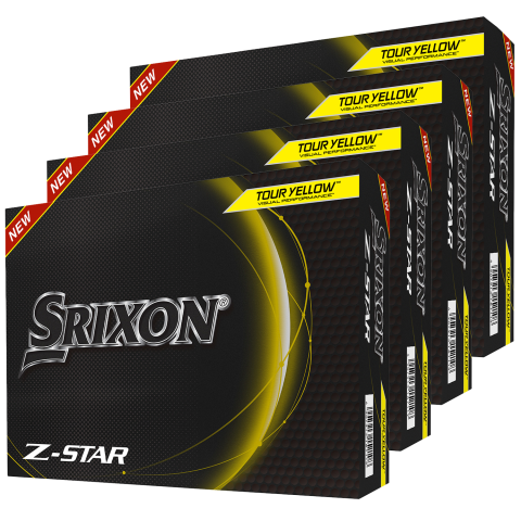 Srixon Z-STAR 4 for 3 Golf Balls Tour Yellow / 4 Dozen