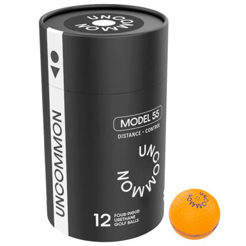 Uncommon Model 55 Golf Ball Electric Orange / Dozen