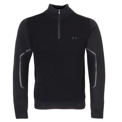 BOSS Zartic Zip Neck Sweater