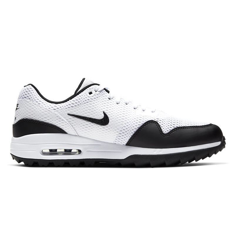 Nike Air Max 1 G Golf Shoes White/Black | Scottsdale Golf