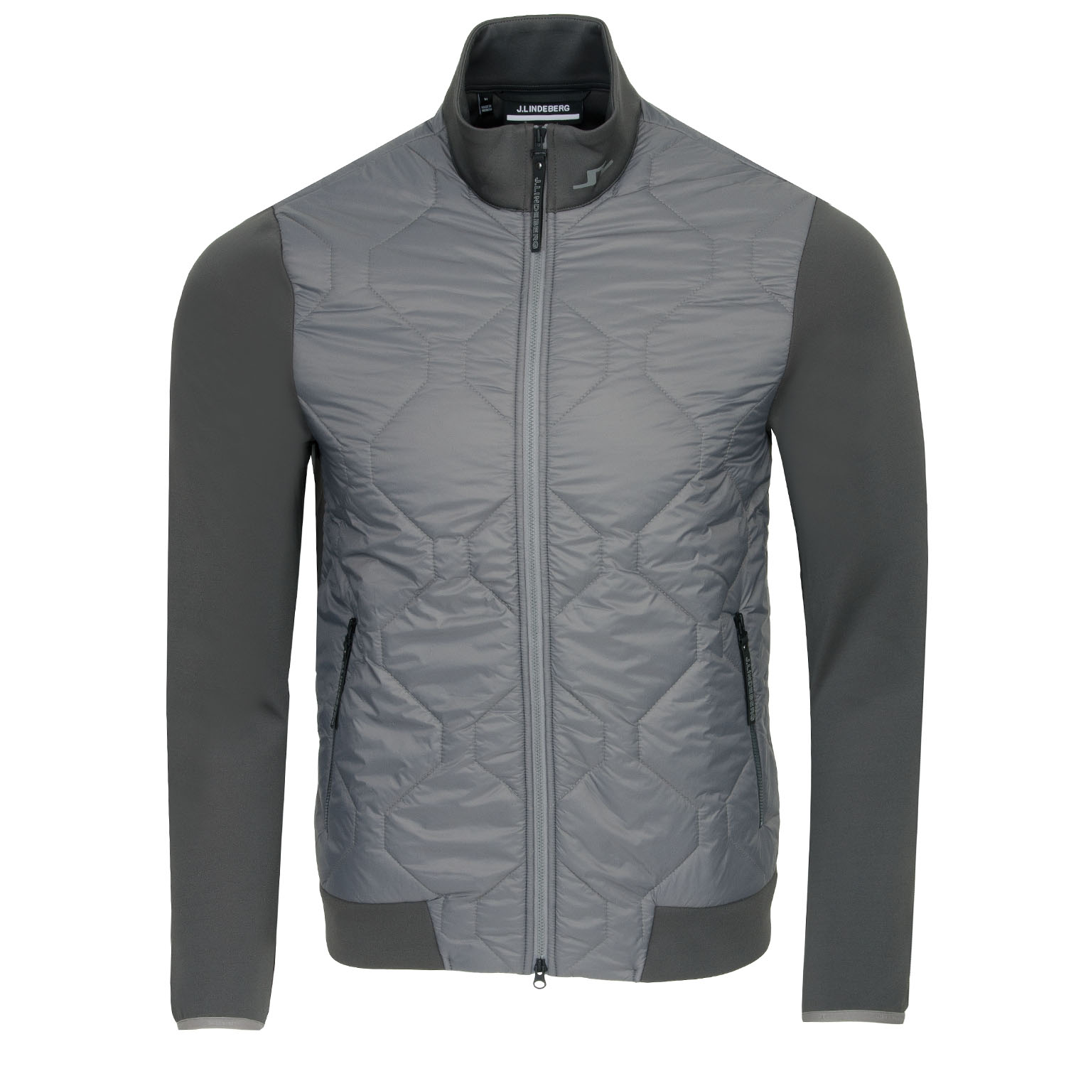 J Lindeberg Quilt Hybrid Jacket Gargoyle | Scottsdale Golf