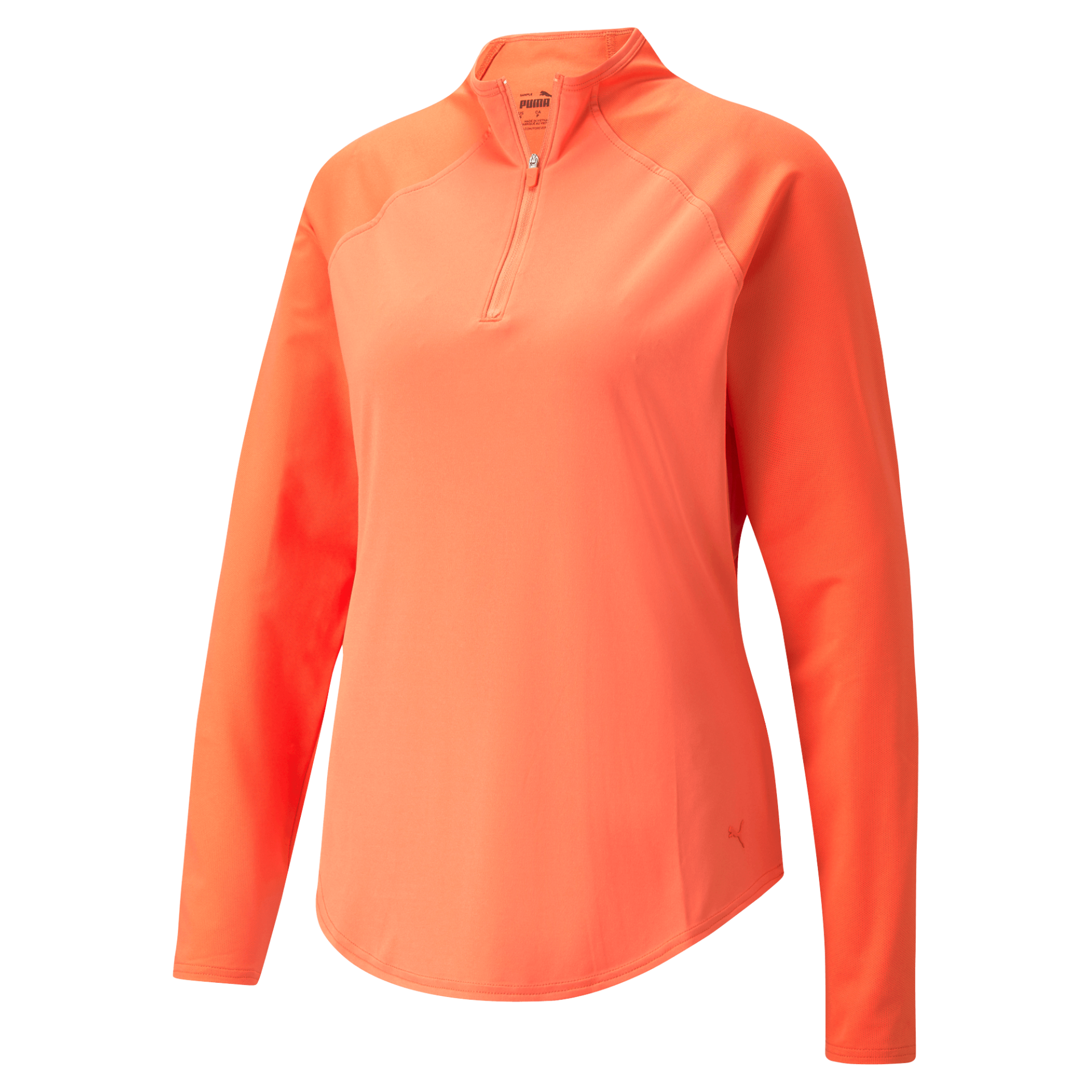 PUMA Shine Zip Neck Ladies Golf Sweater