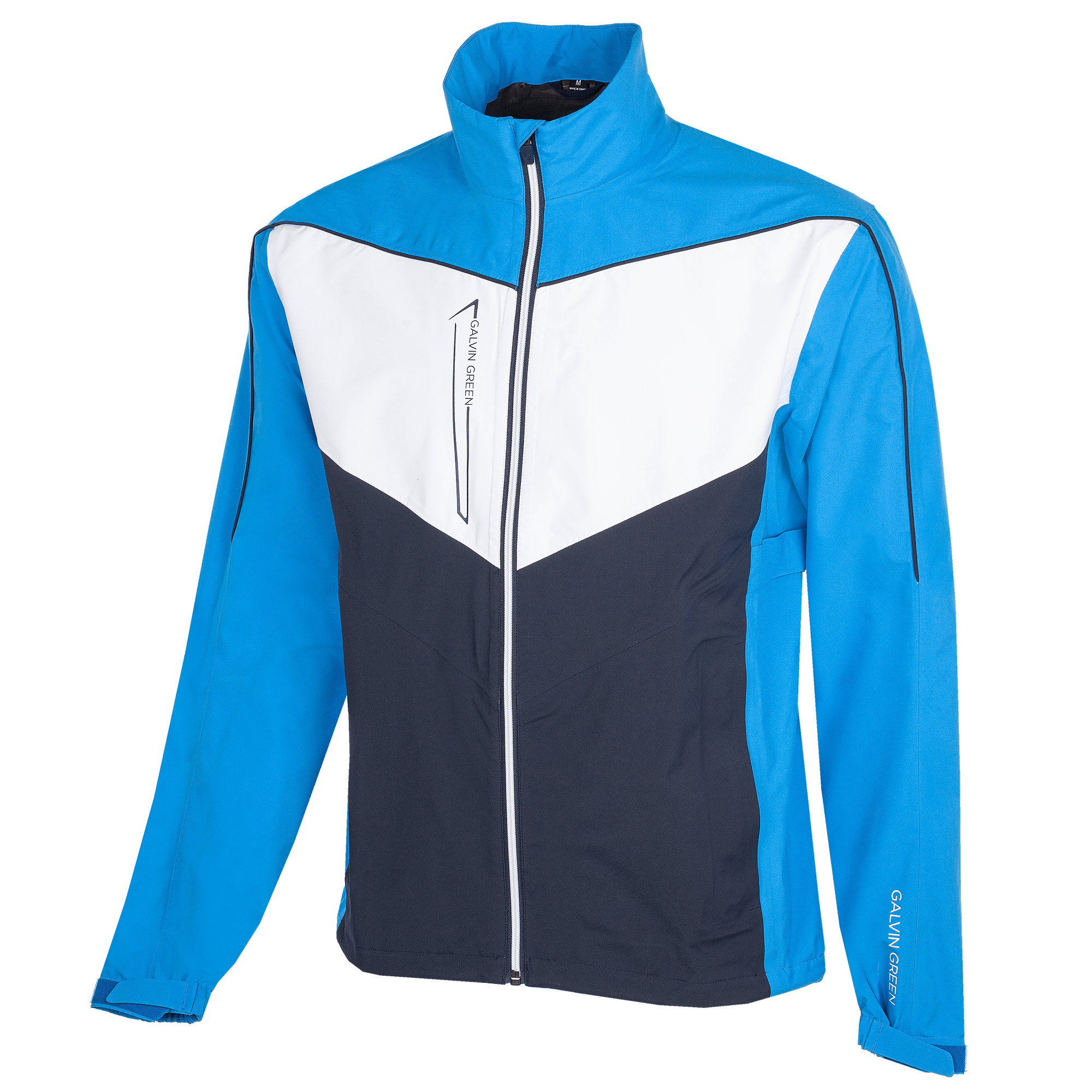 Galvin Green Armstrong Gore-Tex Paclite Waterproof Golf Jacket – Blue/Navy/White