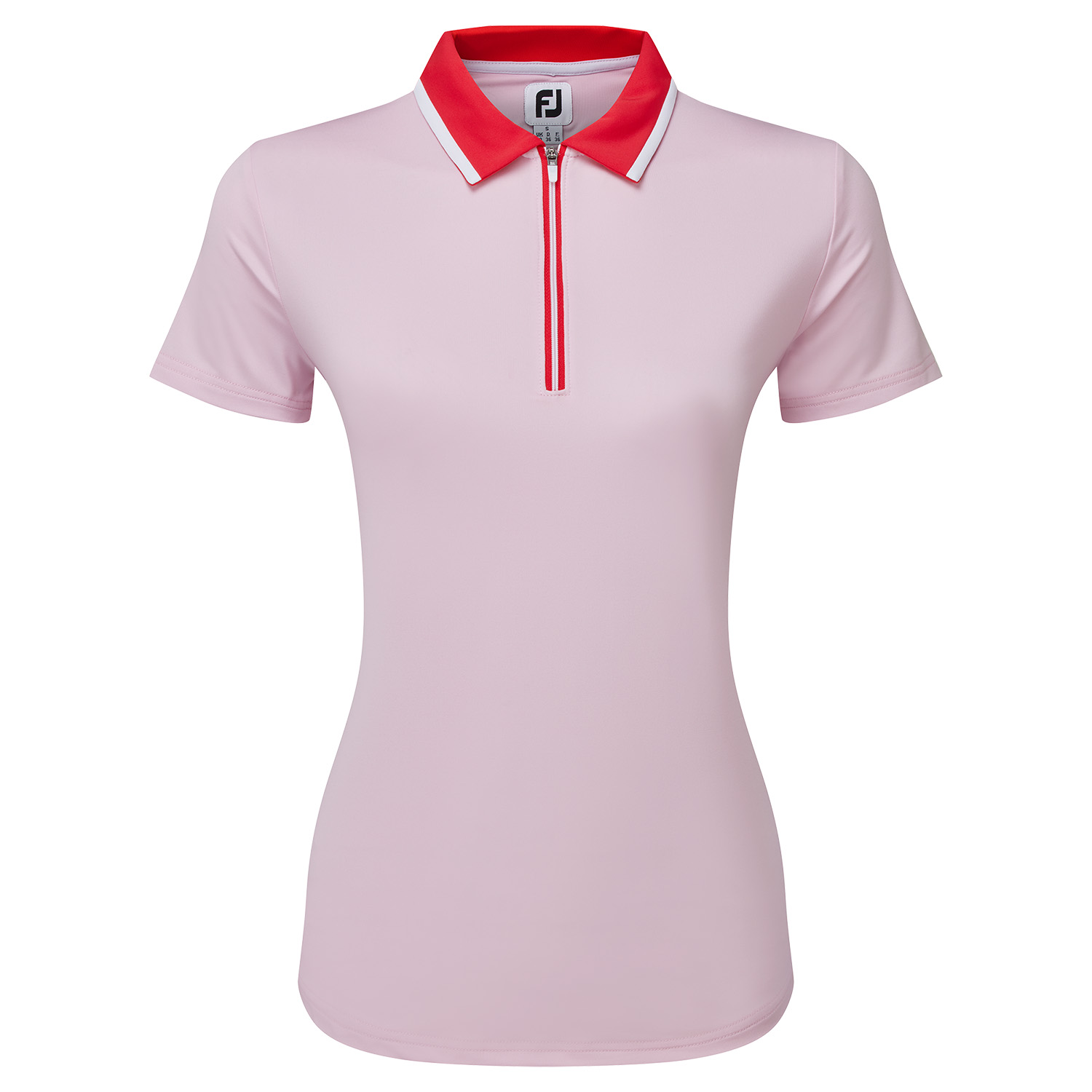 FootJoy Colour Block Cap Sleeveless Ladies Golf Polo Shirt