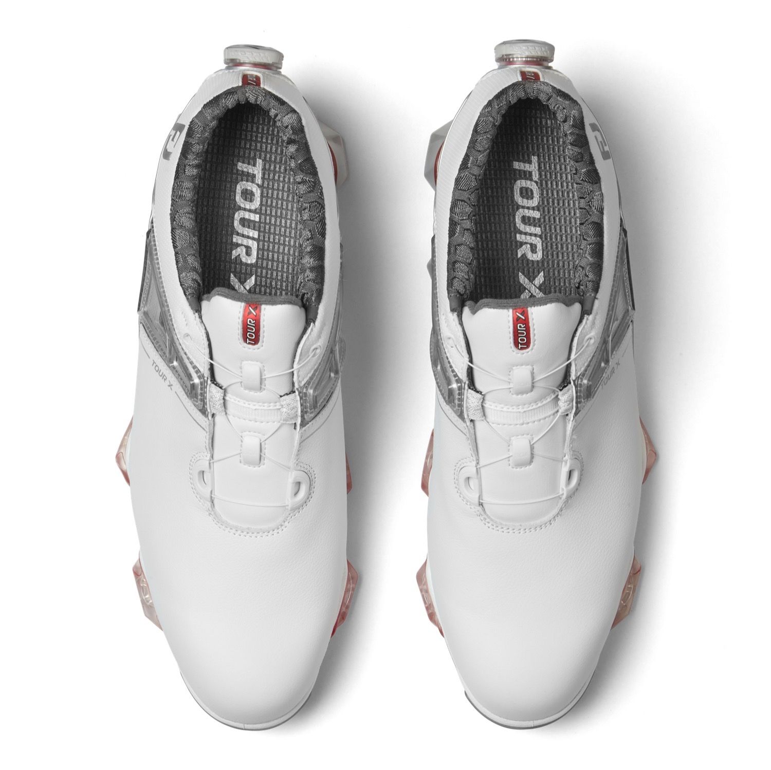 FootJoy Tour X Golf Shoes #55406 White/Grey | Scottsdale Golf