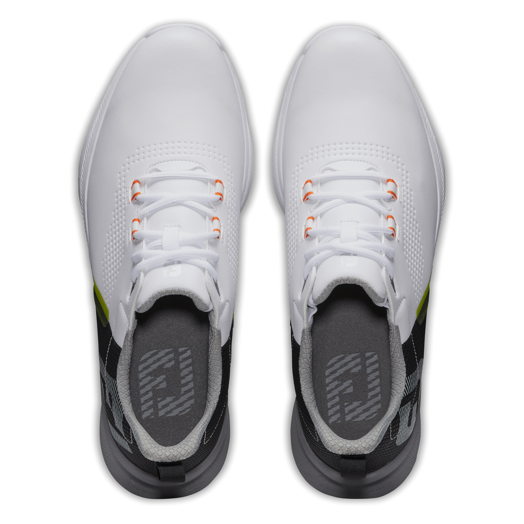 FootJoy Fuel Golf Shoes #55443 White/Black/Orange | Scottsdale Golf