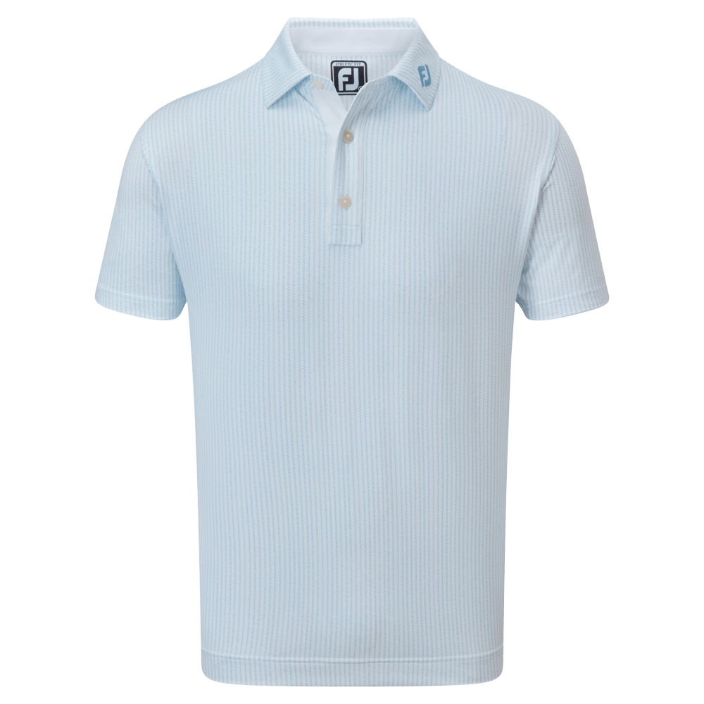 FootJoy Zig-Zag Print Lisle Golf Polo Shirt