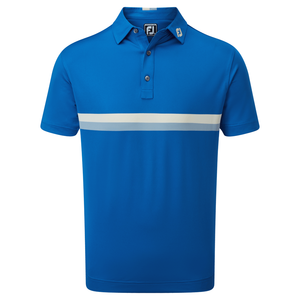 FootJoy Double Chest Band Pique Golf Polo Shirt