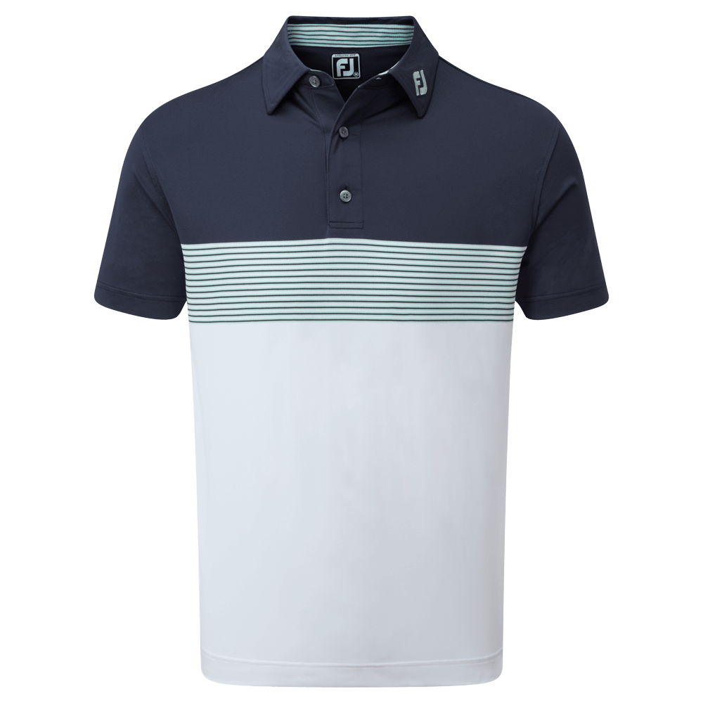FootJoy Colour Block Pique Golf Polo Shirt – GBGolf