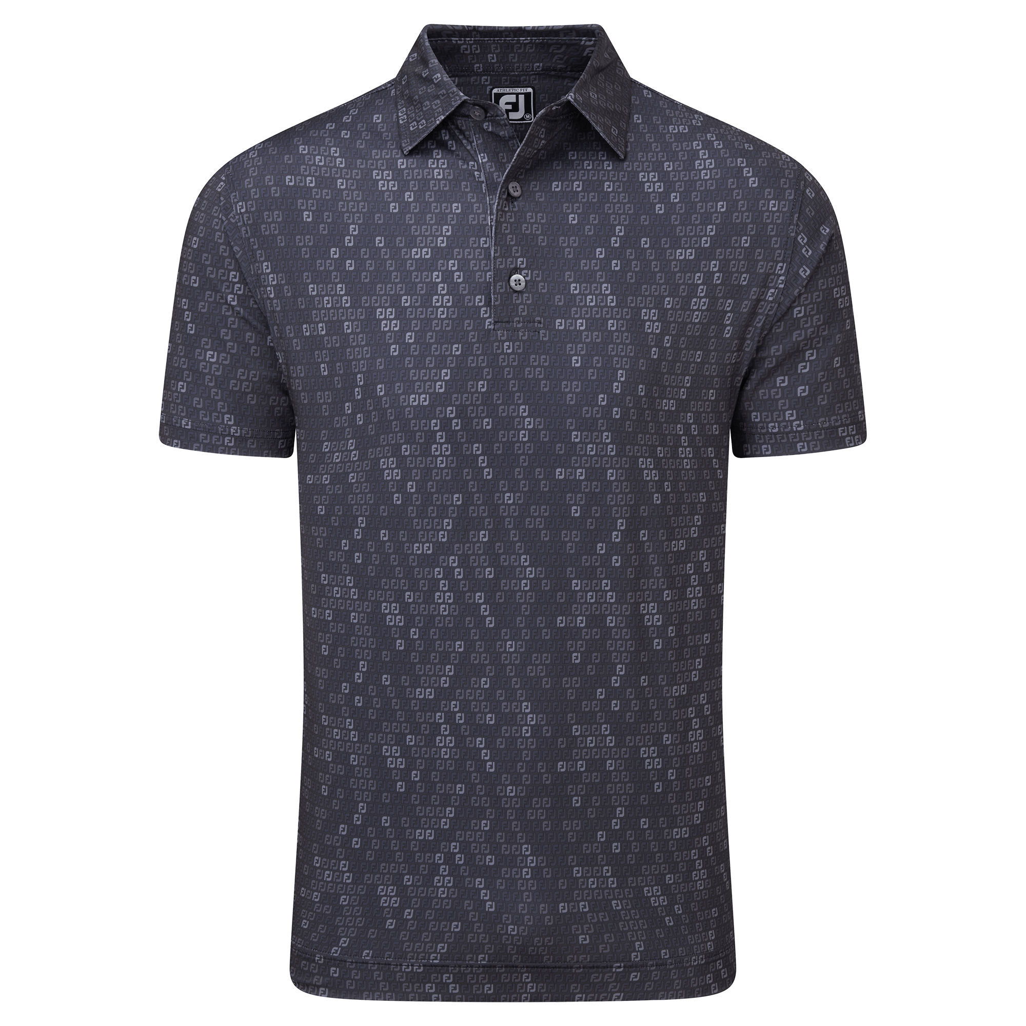 FootJoy Digital Camo Print Lisle Golf Polo Shirt Navy | Scottsdale Golf