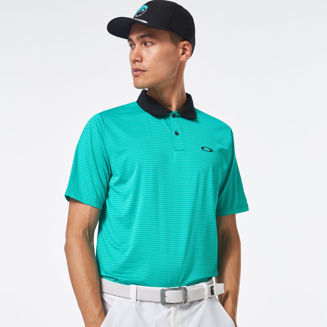 Oakley Divisional Print Golf Polo Shirt Light Emerald | Scottsdale Golf