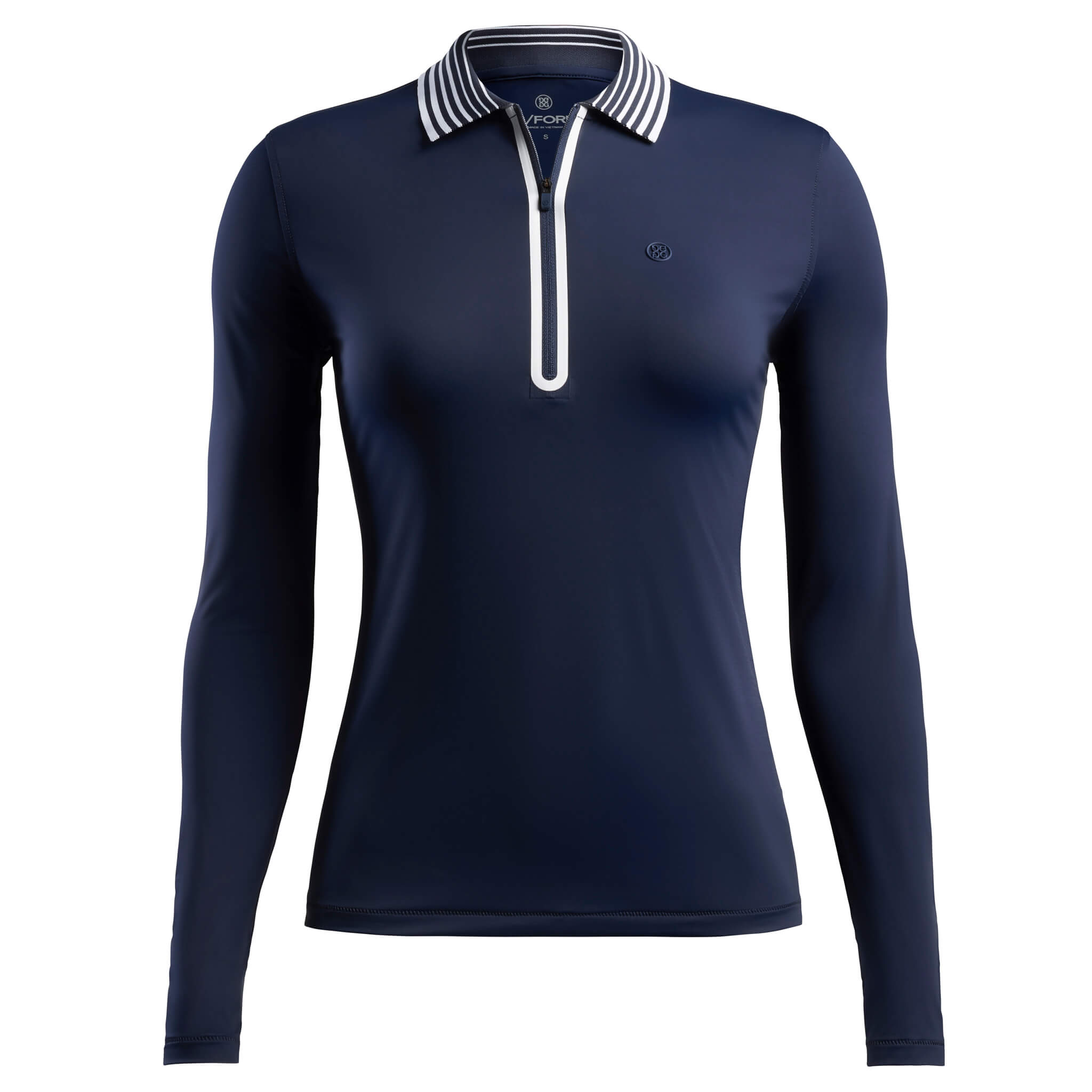 G/FORE Featherweight Zip Long Sleeve Ladies Golf Polo Shirt – GBGolf