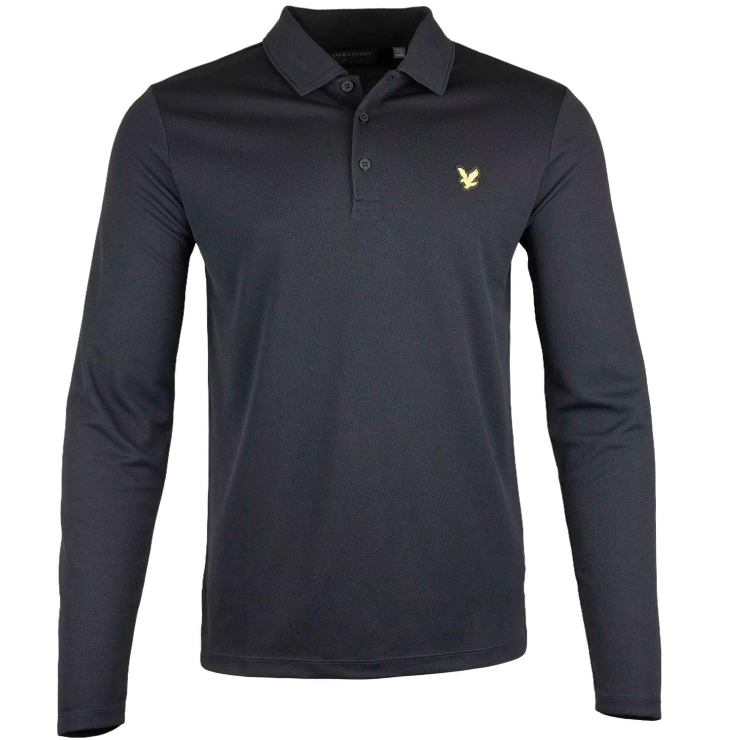 Lyle & Scott Long Sleeve Tech Golf Polo Shirt