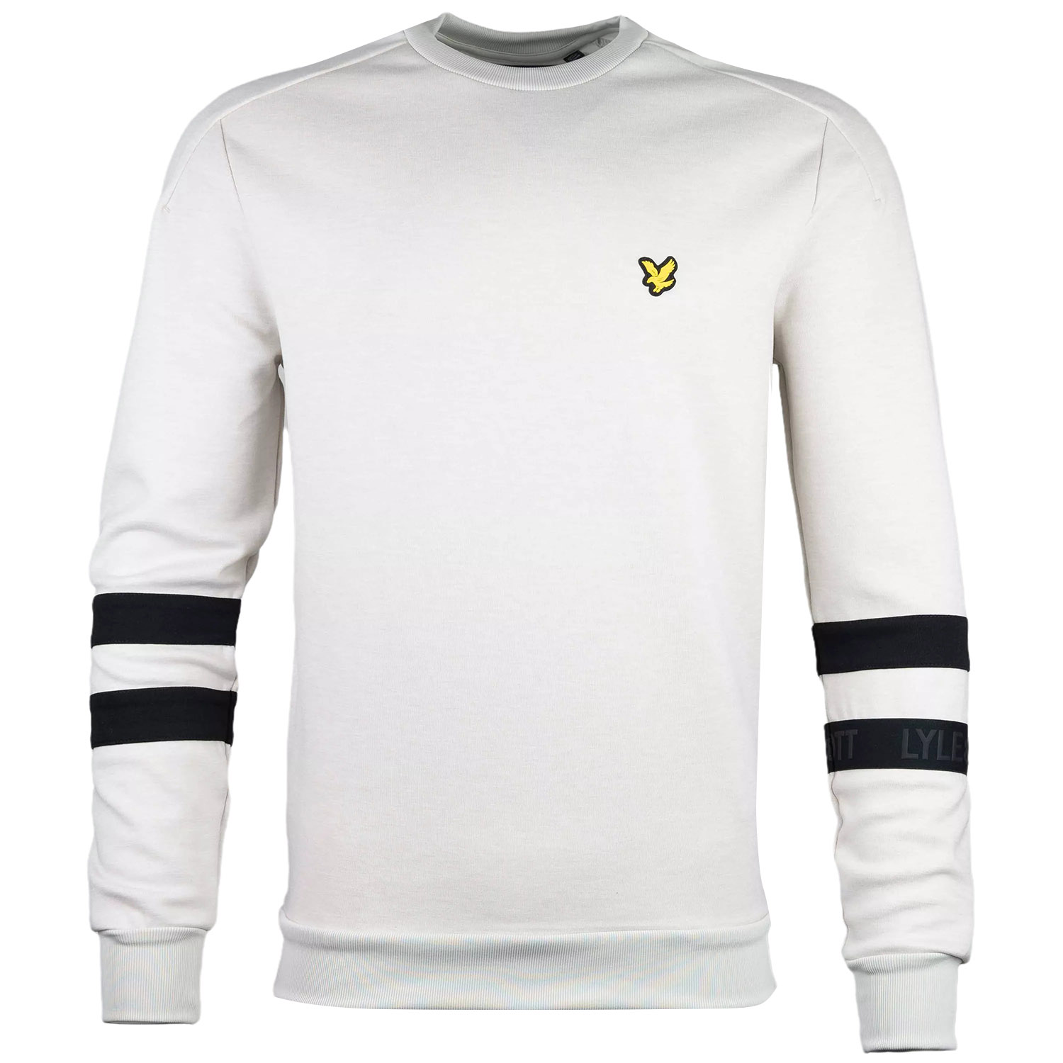 Lyle & Scott Sleeve Stripe Crew Neck Sweater