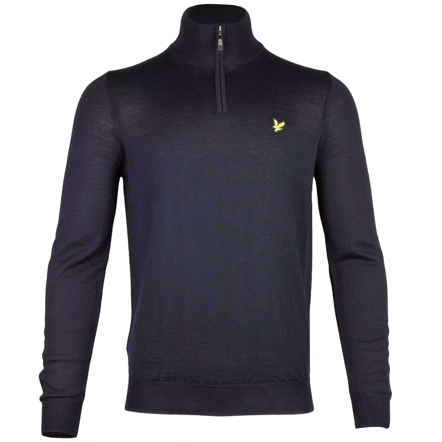 Lyle & Scott Zip Neck Merino Mix Golf Sweater
