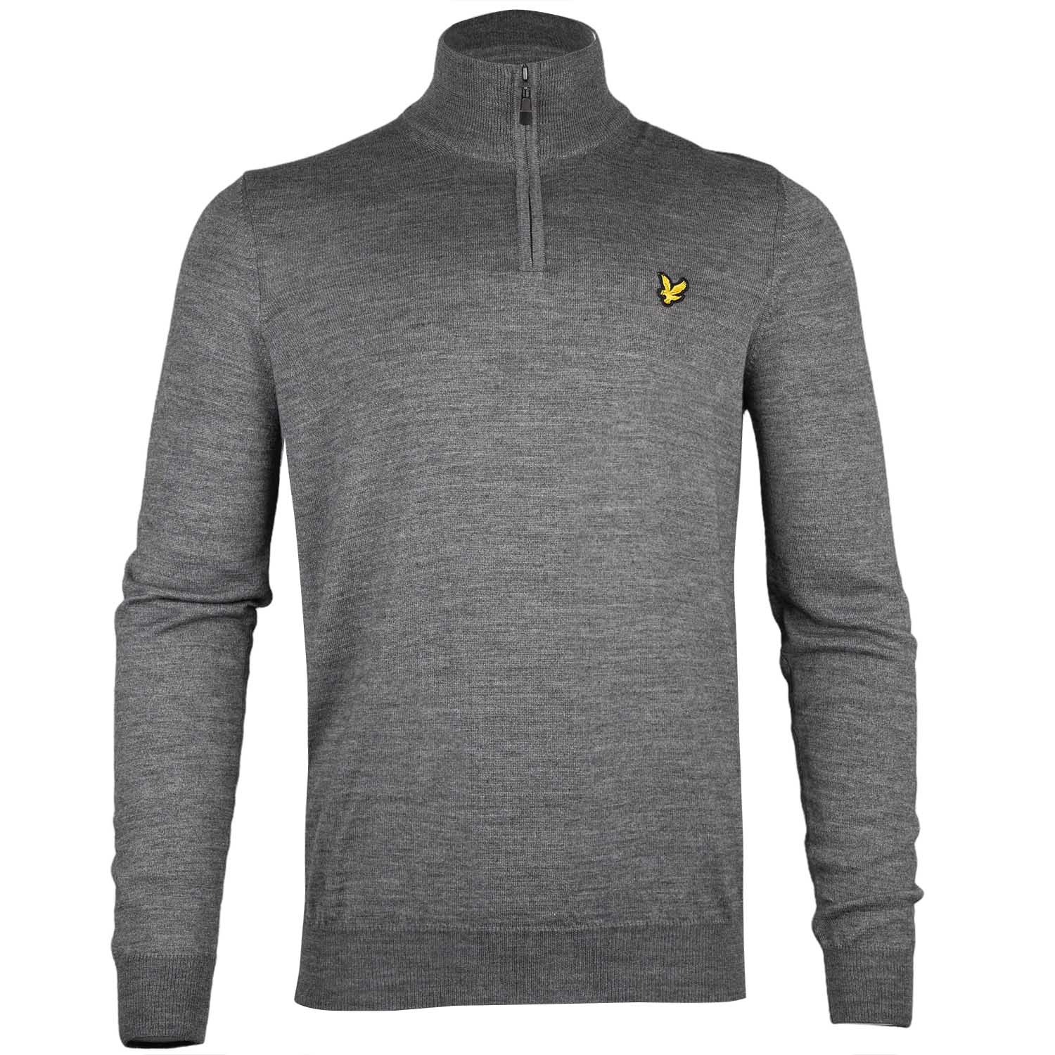 Lyle & Scott Zip Neck Merino Mix Golf Sweater