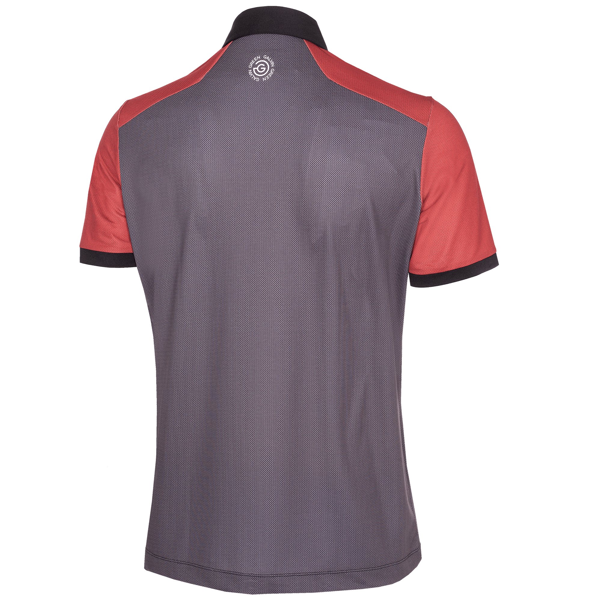 Galvin Green Mateus Ventil8 Plus Polo Shirt Red/Forged Iron/White ...