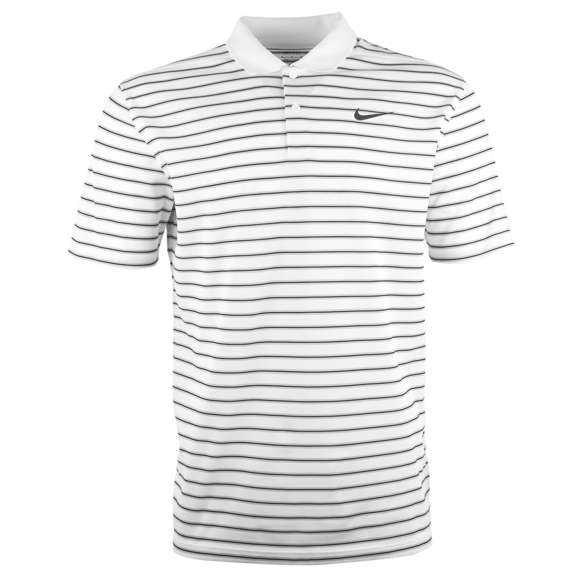 nike stripe golf polo