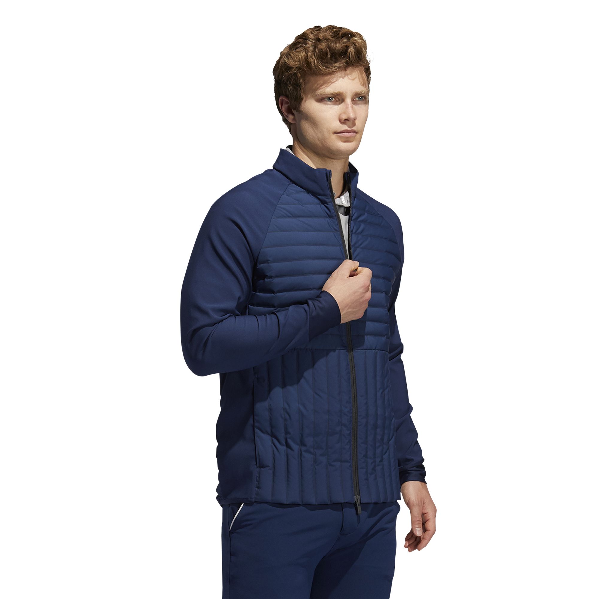 adidas Frostguard Full Zip Insulated Golf Jacket Collegiate Navy ...