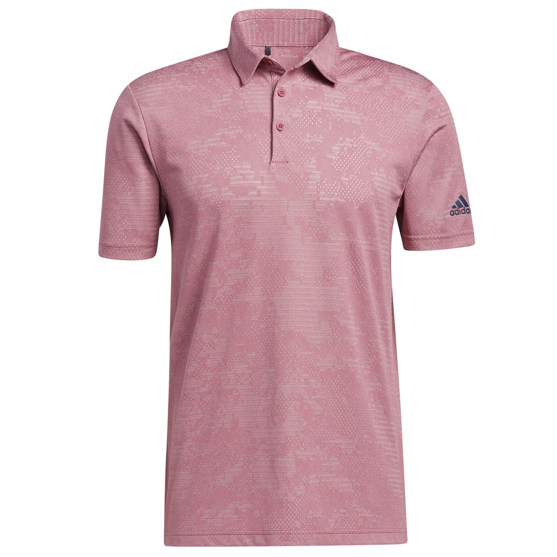 adidas Camo Golf Polo Shirt Wild Pink/Grey Two | Scottsdale Golf