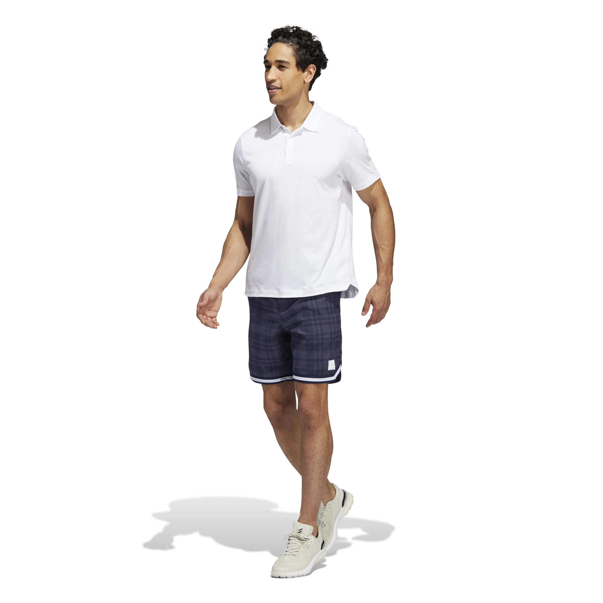 adidas adiCross Plaid Golf Shorts Trace Blue | Scottsdale Golf