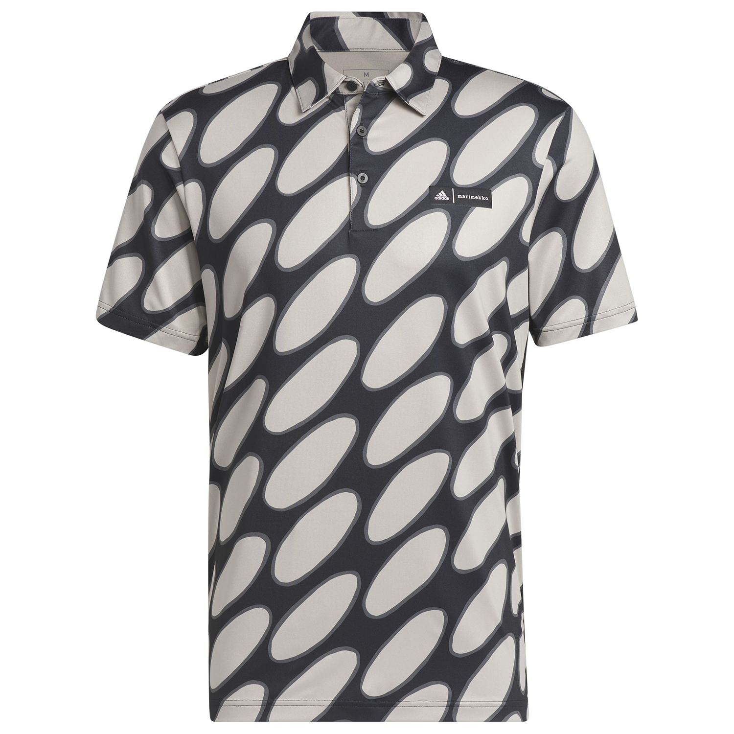adidas X Marimekko Golf Polo Shirt Black | Scottsdale Golf