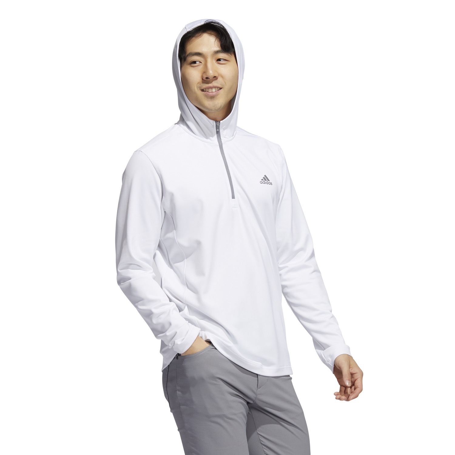 adidas Novelty Golf Hoodie White | Scottsdale Golf