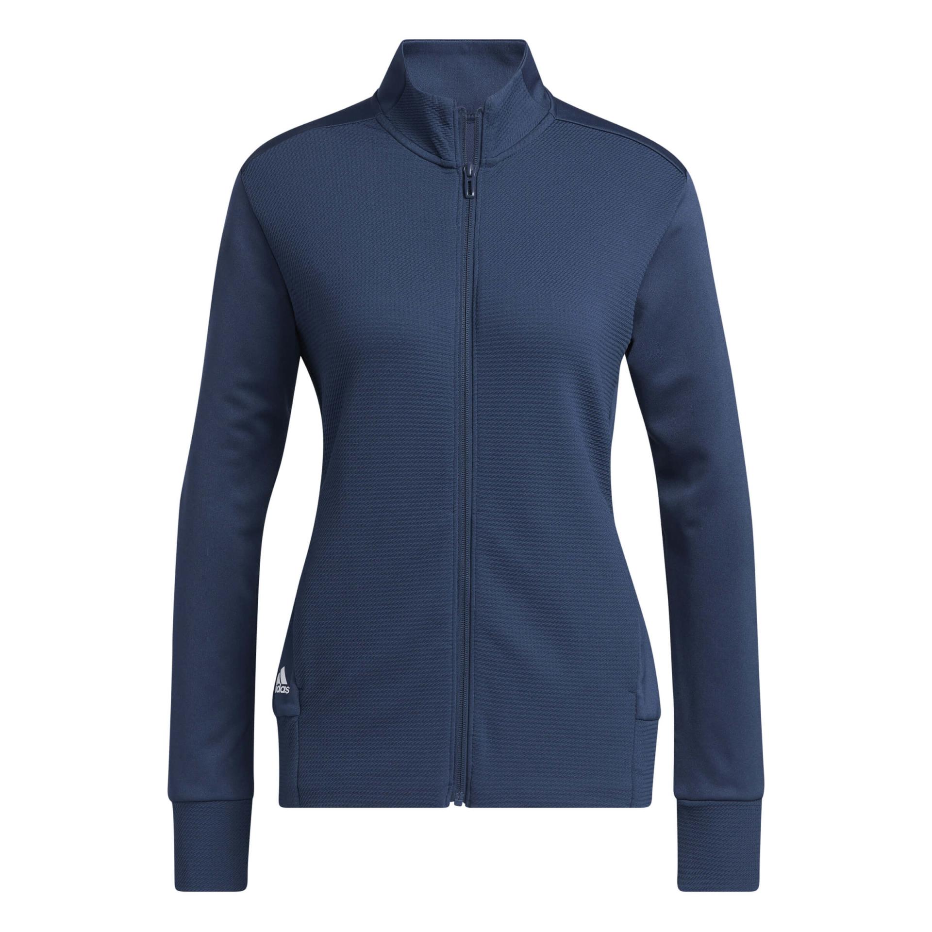 adidas Textured Full Zip Ladies Golf Jacket