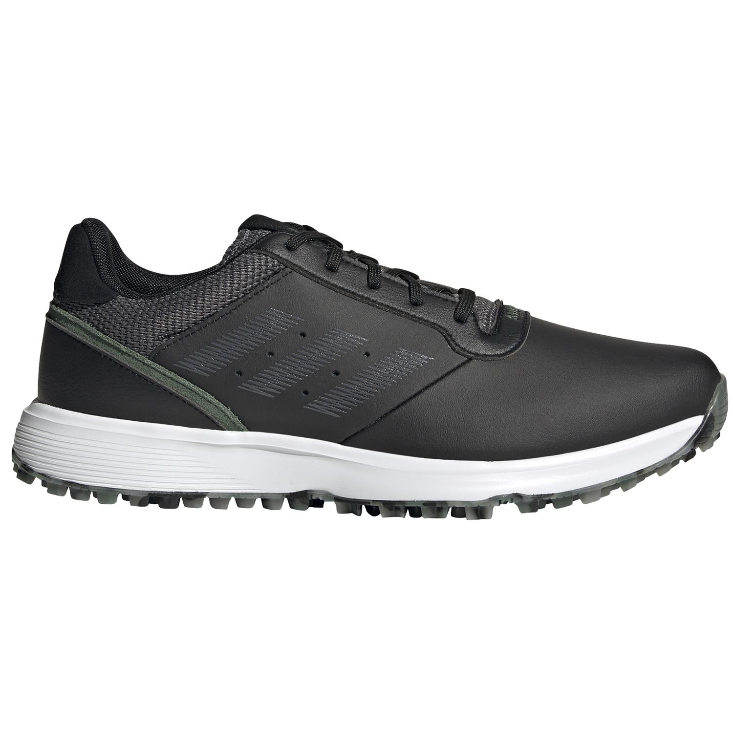 adidas S2G SL Golf Shoes Core Black/Grey Five/Green Oxide | Scottsdale Golf