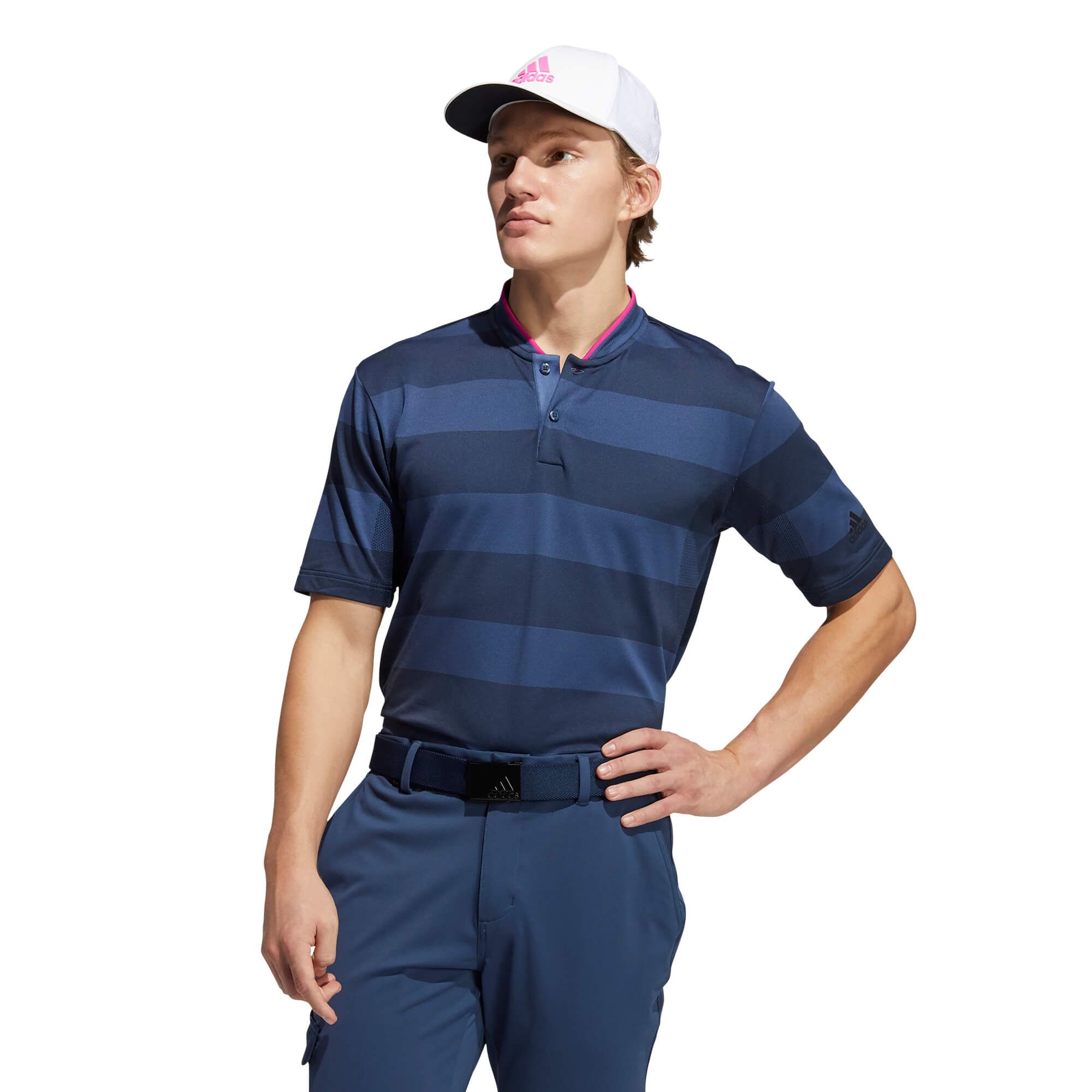 adidas PRIMEKNIT Golf Polo Shirt Crew Navy/Night Indigo | Scottsdale Golf