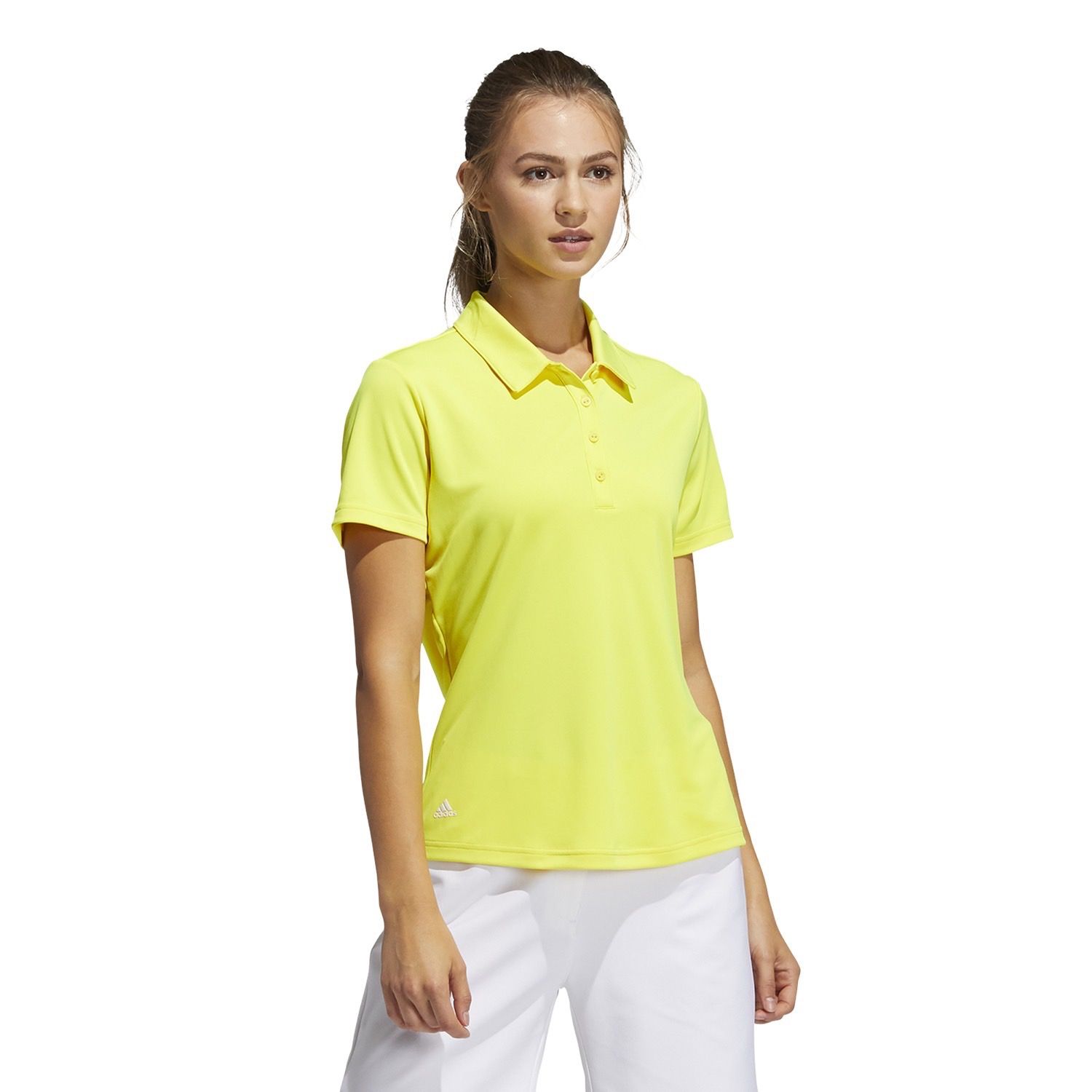 adidas Performance Primegreen Ladies Polo Shirt Bright Yellow ...