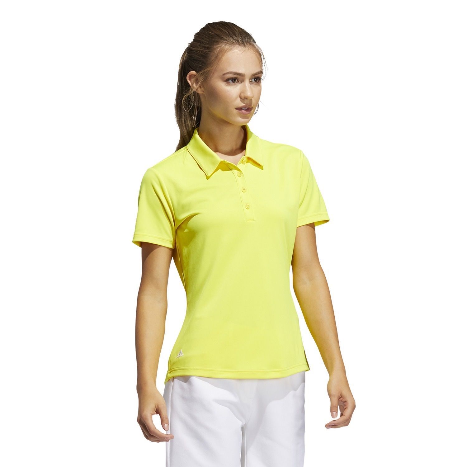 adidas Performance Primegreen Ladies Polo Shirt Bright Yellow 